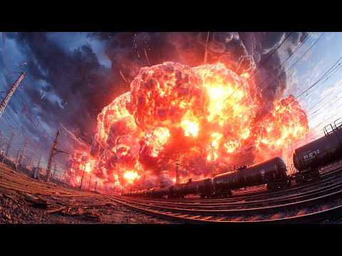 Ukraine Waited for Russian Train to Enter—Then Triggered a Perfect Ambush...