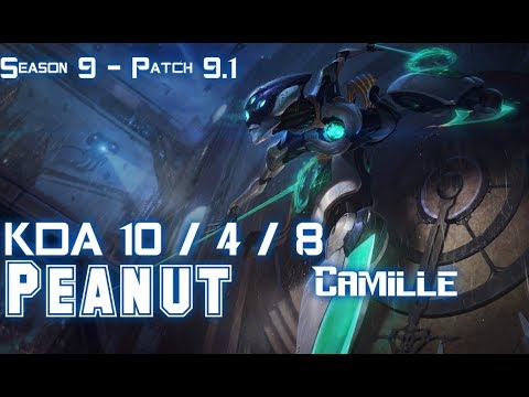 Peanut CAMILLE vs KARTHUS Jungle - Patch 9.1 KR Ranked
