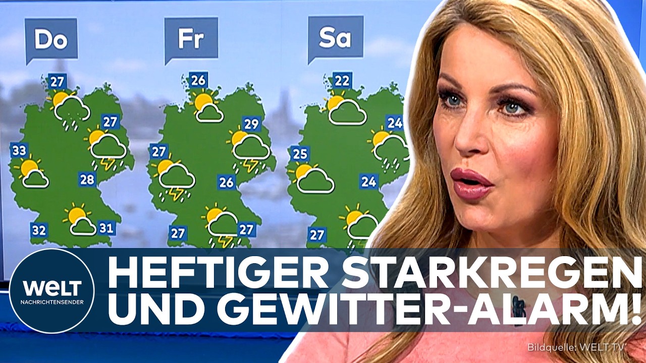 WETTER-UMSCHWUNG: Heftige Unwetter im Anmarsch! Die große Abkühlung kommt nach Deutschland!