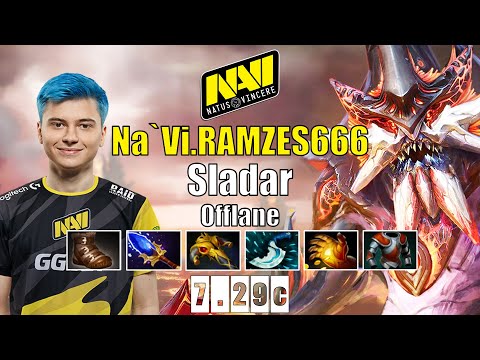 Slardar Offlane | Na`Vi.RAMZES666 | HOW TO MAKE SLARDAR BROKEN | 7.29c Gameplay Highlights