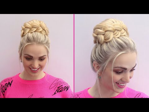 Super Easy Braided Bun!