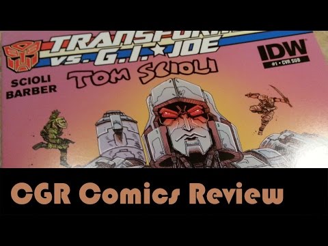 CGR Comics - TRANSFORMERS VS. G.I. JOE #1 comic book review