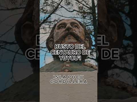 Busto del "Centauro de Ybycuí". Autor desconocido. Plaza Bernardino Caballero.Isla Pucú / Cordillera