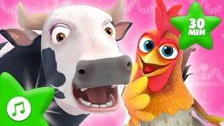 Lola The Cow Makes Mistakes 🐮 ZENON'S FARM 👨🏻‍🌾 + More Kids Songs | Toddler Learning