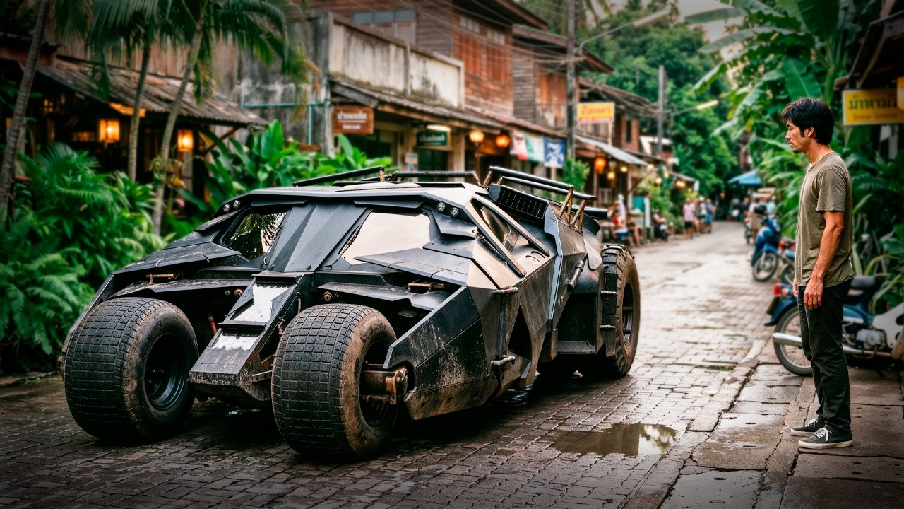 He Built a FULLY FUNCTIONAL Real Life Batmobile From Scratch | START TO FINISH