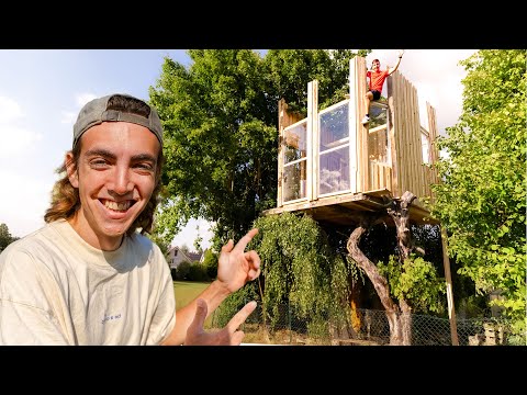 Wir bauen unser TRAUM BAUMHAUS aus Paletten