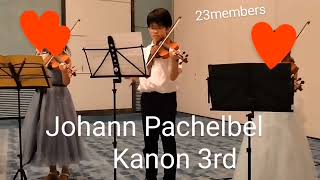 Download lagu Pachelbel Kanon 3rd(6 people)　パッヘルベル　カノン　サード mp3