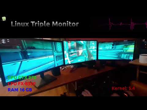 Linux Triple Monitor