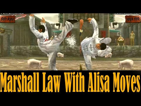 Marshall Law With Alisa Moves Gameplay - Tekken 6 (Requested)