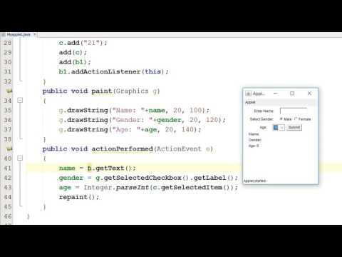 Introduction to Java Applet Hindi