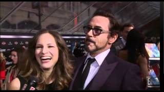 Robert Downey Jr & Susan Downey talk about their baby Exton for the first time!