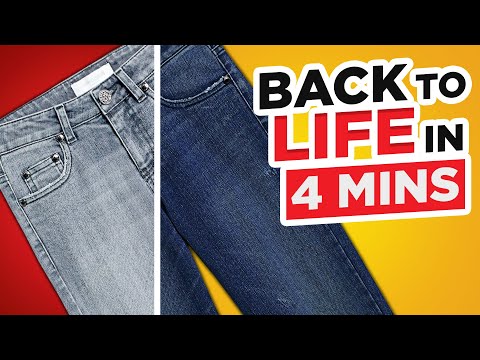 Bring Your Jeans Back To Life In 4 Minutes! (How To...