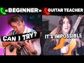 Professional GUITARIST Pretends To Be A BEGINNER To Guitar Lessons PRANK 2