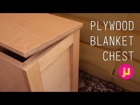 Building a Modern Plywood Blanket Chest