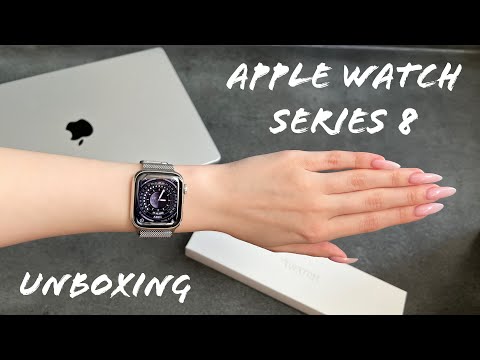 Apple Watch Series 8 GPS MNJF3 41mm Stainless Steel Gold