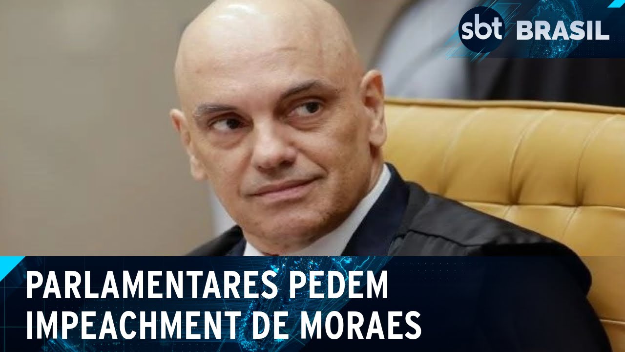 Pacheco é pressionado para abrir processo de impeachment contra Moraes | SBT Brasil (15/08/24)