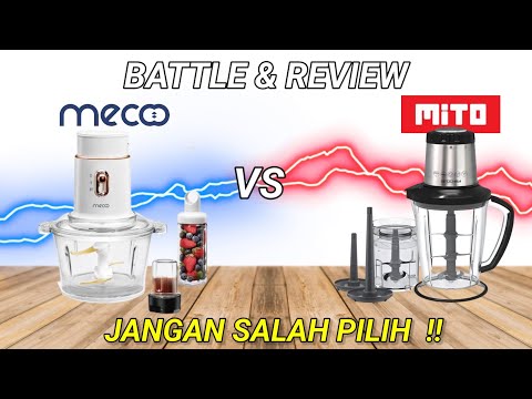 Chopper, Food Processor, Blender Mecoo VS Mitochiba | Review & Battle