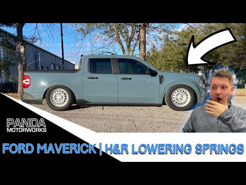 Lower Your Ford Maverick! | H&R Lowering Super Sport Springs Install
