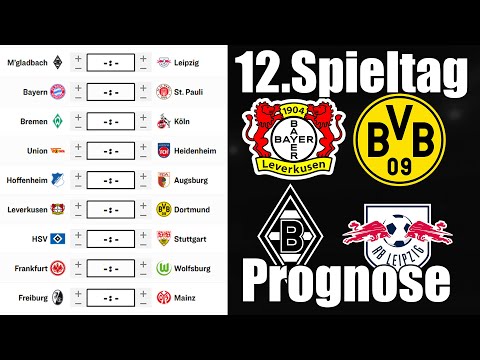 Matchday 12 Bundesliga 25/26 Predictions | All Matches & Tips!