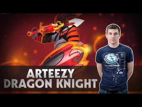 Arteezy Dragon Knight - Gameplay Dota 2