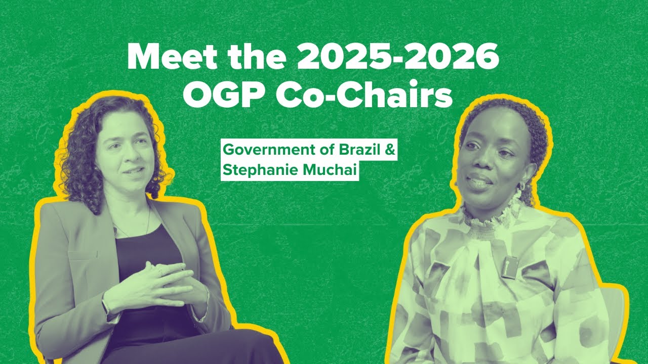 Conozca a los copresidentes de OGP 2025-2026