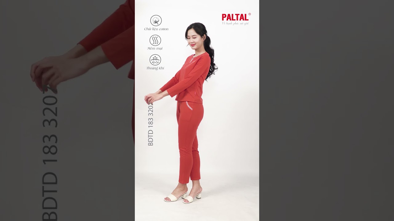 Set đồ bộ nữ kiểu quần dài tay dài 183p 3207