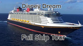 Disney Dream Cruise Ship FULL Tour Deck by Deck (4K 60 FPS) | Disney Cruise Line Ship Tour 2025