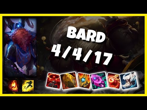 Bard Challenger Gameplay S11 Replay 11.4 Support (4/4/17) - KOREAN