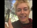 Supermodel Sibyl Buck demonstrates how to massage out wrinkles using the SACRED SERUM ROLLER BALL!