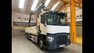 شاحنة مسطحة Renault C380 COMFORT *EURO 6* 6X2 BRICK/GRAB &ndash; 2017 &ndash; FJ17 AYM | صورة 4 - Autoline