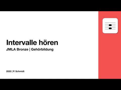 JMLA Bronze | Intervalle hören