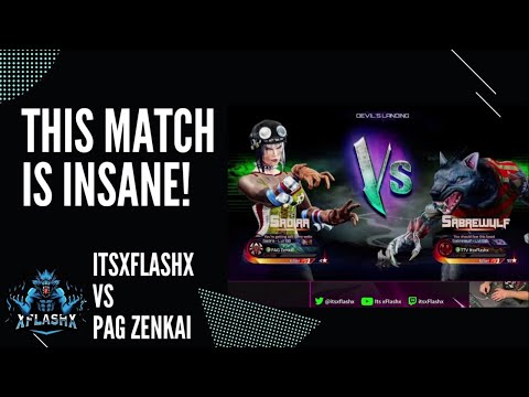THIS MATCH IS GODLIKE! Flash Sabrewulf Vs PAG Zenkai Sadira Ranked