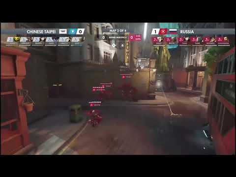 SHADOWBURN SOLO CARRY GENJI TEAM KILL! | OW World Cup 2018 [Russia] VS [Chinese Taipei]