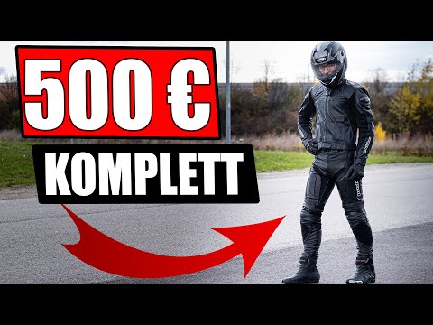 500€ COMPLETE LEATHER SUIT MOTORCYCLE EQUIPMENT 125CC/A2