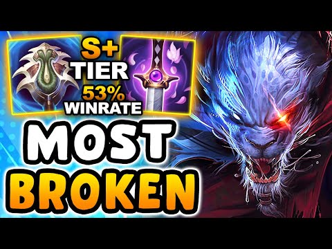 THIS IS WHY RENGAR IS THE MOST BROKEN JUNGLER IN THE GAME (1V9 CHALLENGER RAMPAGE)