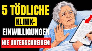 Unterschreib das NIEMALS: 5 Klinik-Einwilligungen, die Senioren töten!