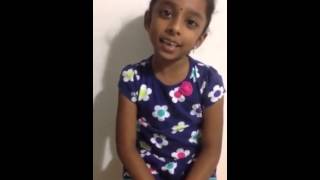 5 Year old Kid's wonderful gesture on ThanksGiving