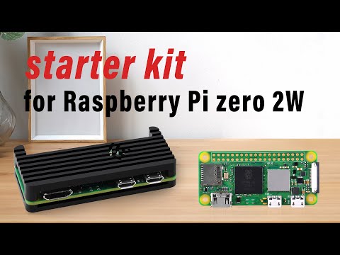 How to use Raspberry Pi zero 2W starter kit with accessories.