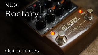 Video thumbnail for NUX Roctary - Quick Tones (no talk) by Pedal Platform