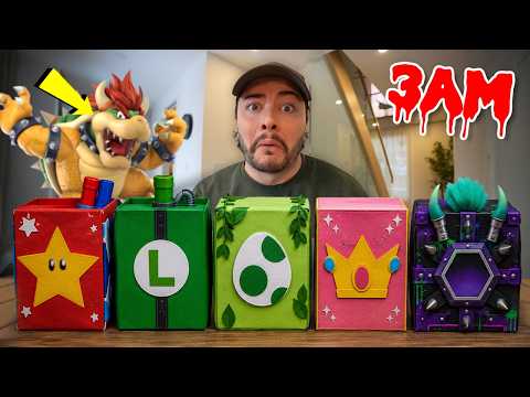 DO NOT OPEN ALL SUPER MARIO GALAXY MYSTERY BOXES AT 3 AM!!