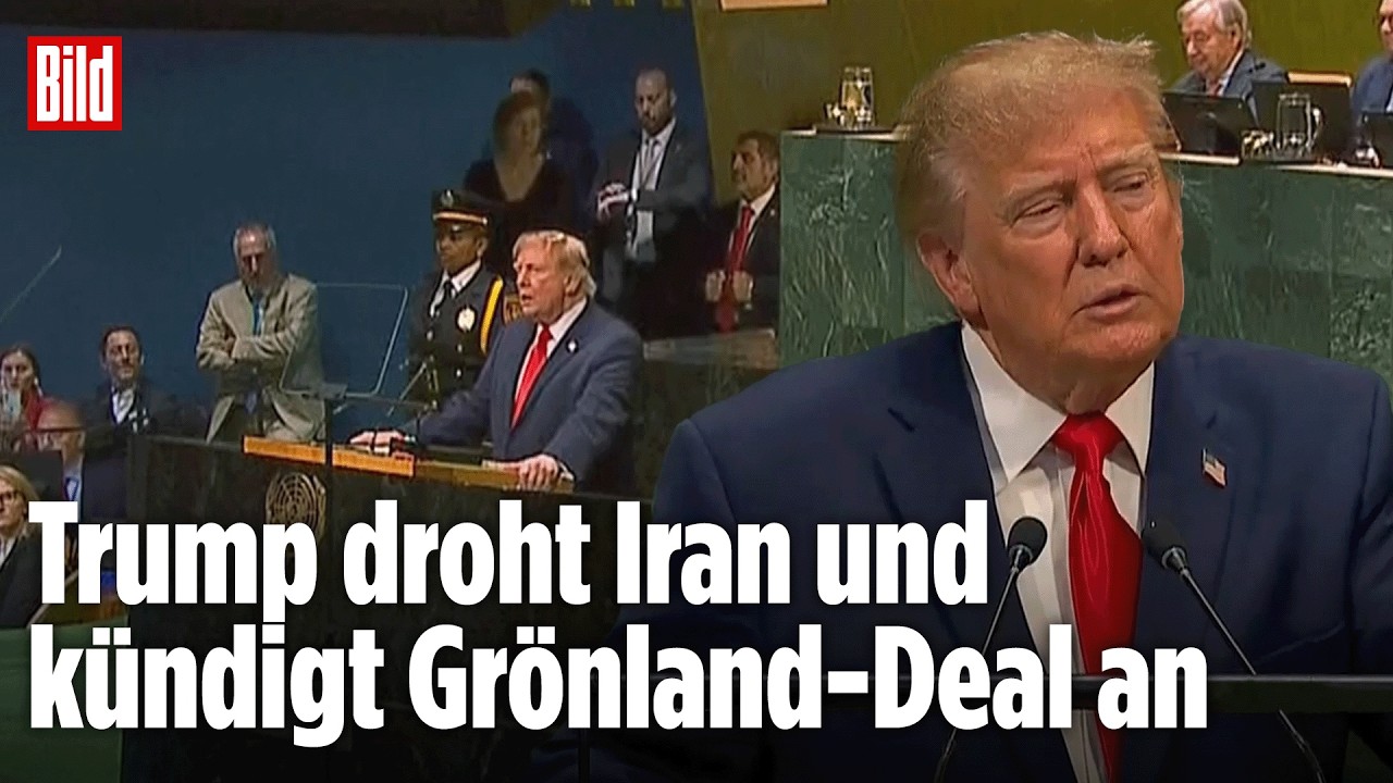 Die ganze Rede: Trump spricht vor der UN!