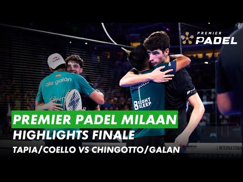 Premier Padel Milaan Highlights | Finale mannen | Tapia/Coello vs Chingotto/Galan
