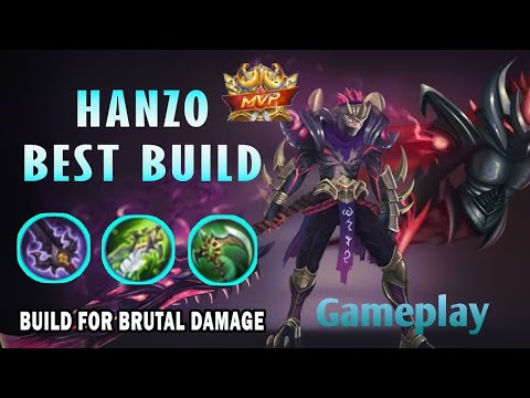 100% DAMAGE Hanzo Instant Delete Full HP Enemy! -  Gameplay Hanzo  - MLBB