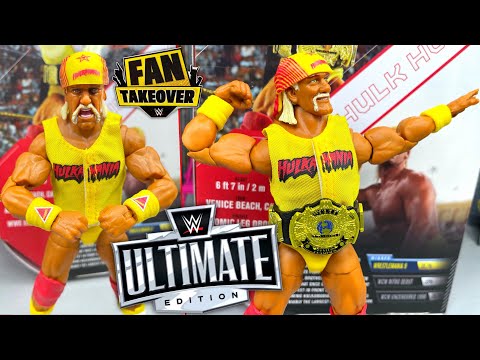 WWE ULTIMATE EDITION FAN TAKEOVER HULK HOGAN FIGURE REVIEW!
