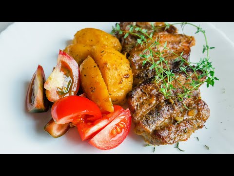 Greek Lemon Pork Bacon - English Subtitles