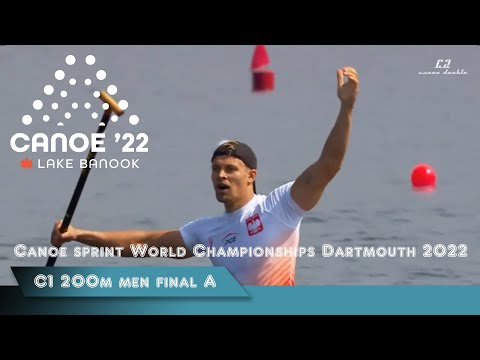 C1 200m men final A Canoe sprint World Championships Dartmouth 2022