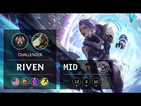 Riven Mid vs Kassadin - NA Challenger Patch 9.24