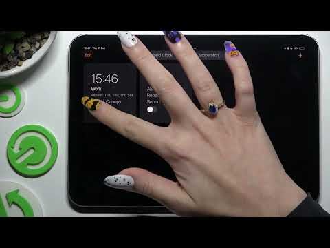 APPLE iPad mini (2024): How to Set Up Alarm Clock?