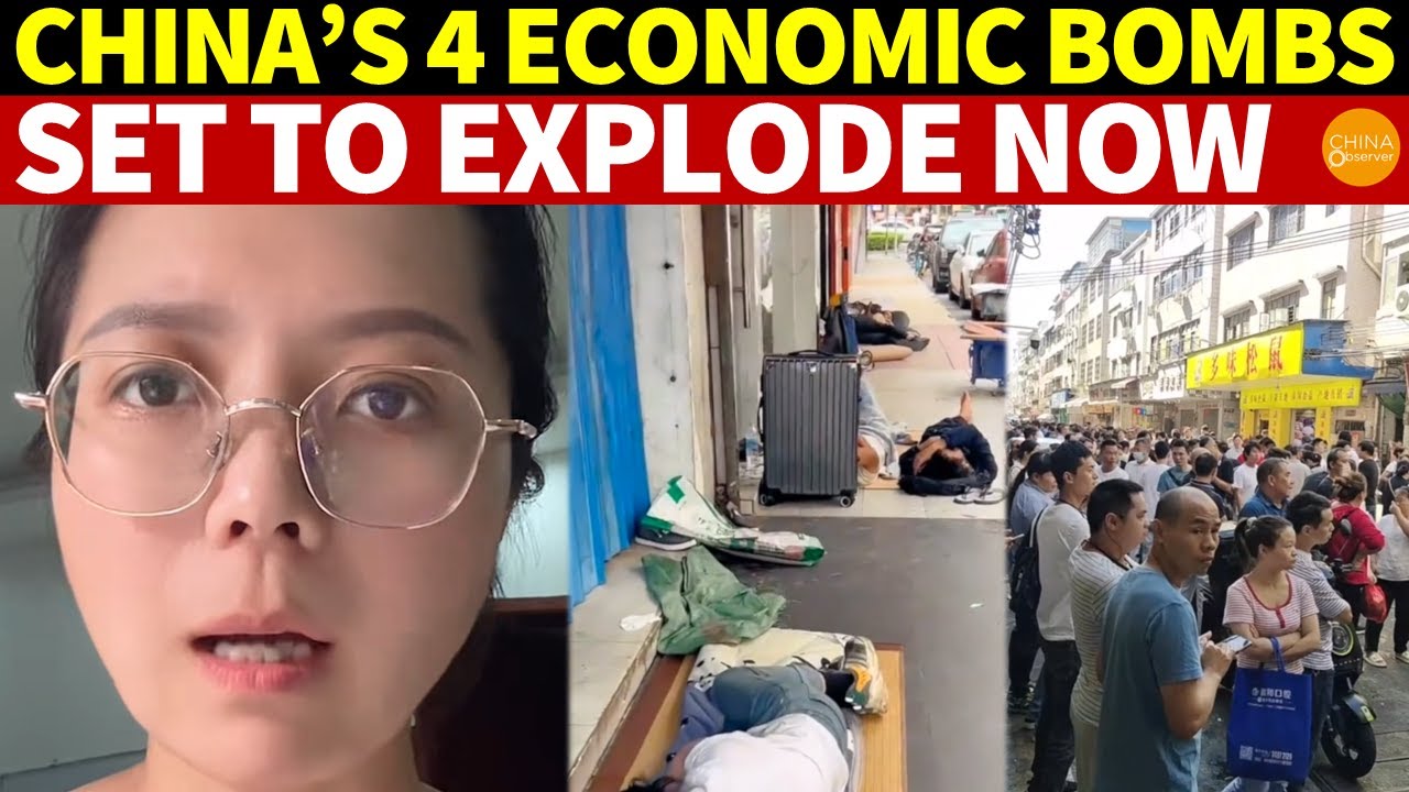 China's 4 Economic Bombs Set to Explode, A 30-Year Setback, The End is Near