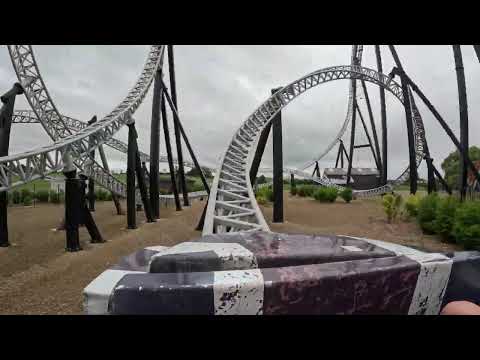 Sik - Flaningo Land 4K Front Row POV 10 Inversion Rollercoaster